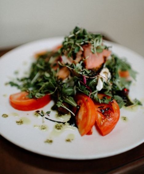 Heirloom tomato salad